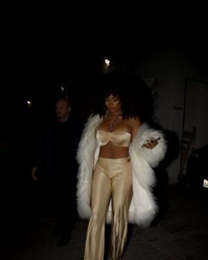 Megan Thee Stallion Instagram - We had this SS 1997 @pacorabanne sitting in the closet waiting for the perfect moment! Love you @luxurylaw thank you @juliendossena