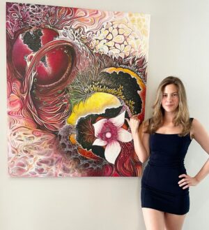 Melis Babadağ Instagram - 🌺 120x110 Akrilik
Detaylar ➡️ @melisbabadag.painted