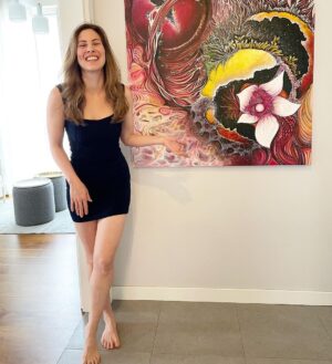 Melis Babadağ Instagram - 🌺 120x110 Akrilik
Detaylar ➡️ @melisbabadag.painted