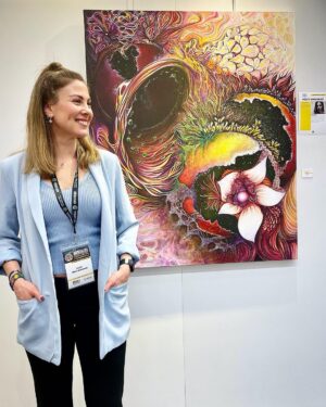 Melis Babadağ Instagram - ARTAnkara Contemporary Art Fair ‘den @melisbabadag.painted ☀️

@doartgaleri 
@artankara