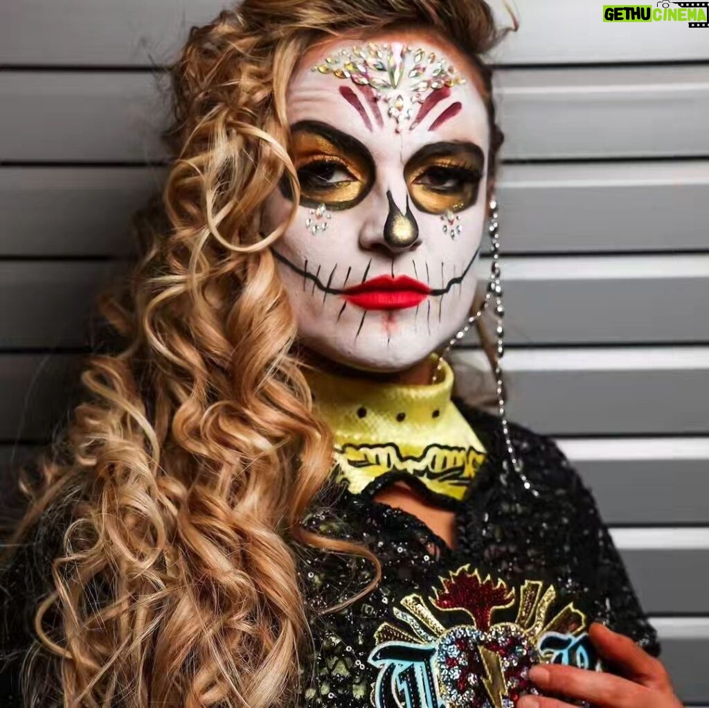 Melissa Cervantes Instagram - THUNDERROSA!! Thunder is rocking this look. Hair by me. Makeup done by @dolledupbydani . Hair was achieved by alternating hot tools and using decor for the craft/art store. Such a creative result.