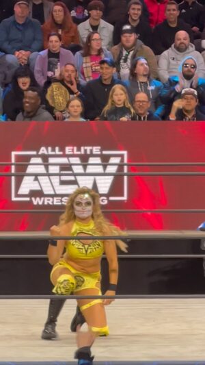 Melissa Cervantes Instagram - The 8-woman tag match is just getting started! Watch #AEWDynamite: Homecoming LIVE on TBS!