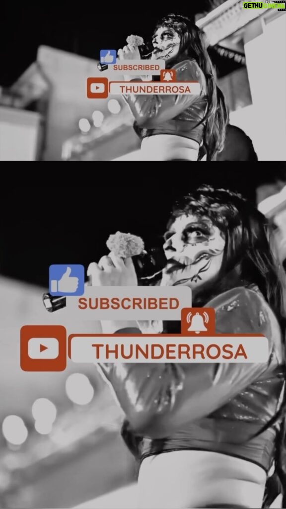 Melissa Cervantes Instagram - New Vlog Today premieres 1 pm central 🌩️ Rolling through #AEWCollision in CT to a Cali video shoot & ending with a bang at the Republic of Lucha for #DiaDeLosMuertos & #Halloween! 🎃🌹 Don’t miss my first concert & meet-up! 🎤✨ Like, share & subscribe for the full journey! #ThunderArmy 🤼‍♀️💥