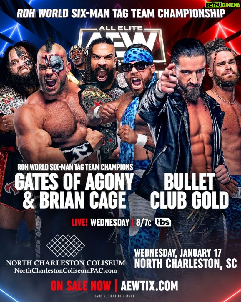 Melissa Cervantes Instagram - 🌟🎉 Wrestling Fans Assemble! 🎉🌟 Get ready for an electrifying evening as AEW Dynamite and Rampage hit the North Charleston Coliseum! 🤼‍♂️💥 📆 Date: January 17, 2024 📍 Venue: North Charleston Coliseum, SC ⏰ Time: 7:30 PM ET This is your chance to see all your favorite AEW stars in one epic showdown! Expect high-flying moves, intense matchups, and unforgettable moments. 🌟 🎟️ Tickets are selling fast! Secure your spot now and be part of the action-packed adventure. This is an event you definitely don't want to miss! #AEWDynamite #AEWRampage #NorthCharleston #WrestlingLife