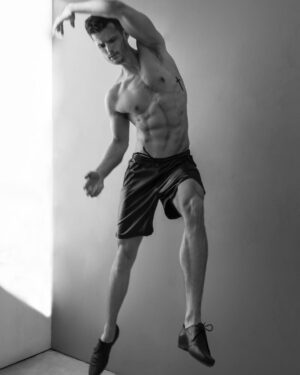 Michael Mealor Instagram - Mid warm-up for the YMCA