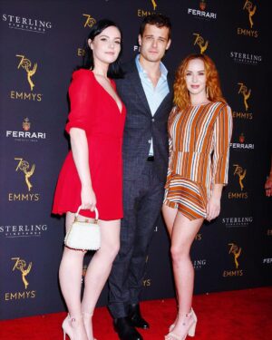 Michael Mealor Instagram - 3rd wheeling last night at the 70th Emmys Peer Reception #YRfansknowwhatimtalkingabout #YR #teriah