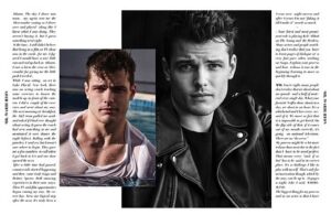 Michael Mealor Instagram - Young and Grateful. Big thanks to @mrwarburtonmagazine for the feature interview in the new issue! Go check it out now on their website! Link in story. 📸: @stewartshining