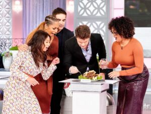Michael Mealor Instagram - Thank you to @therealdaytime for having me visit the show today! Let’s do it again....without eating fried crickets!