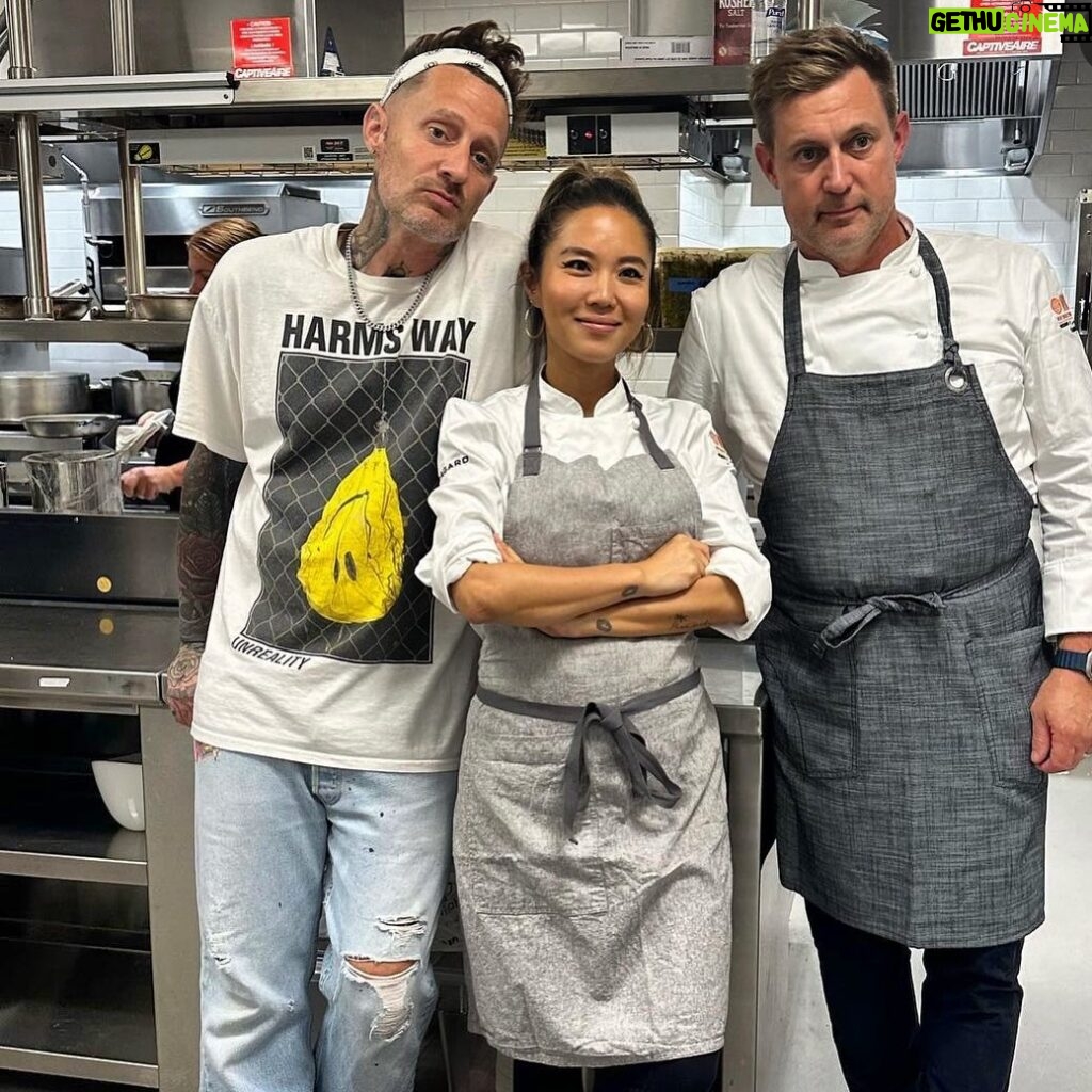 Michael Voltaggio Instagram - one of the delicious parties I crashed @nycwff where 2 of my favorite chefs were cooking Manhattan, New York