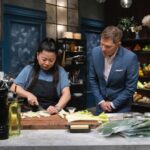 Michael Voltaggio Instagram - Premiering @foodnetwork Tuesday, September 19th at 9pm- Titans vs @meilin21 Tournament of Champions winner Chef Mei Lin brings her competitive edge to @bobbyflay ‘s Triple Threat kitchen. As Michael Voltaggio's former sous chef, she's ready to show that the student can outcook the master and the rest of team Titan. Then, judge @stephanieizard will decide if Mei Lin's winning streak has come to an end.