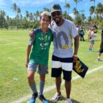 Michel Bastos Instagram - E rapaziada sou um pai cheio de orgulho,hj um pai torcedor que sofre muitoooo kkkkk. Mas cheio de orgulho de verdade do meu filhao ❤️😍. Foi uma semana aonde ele pode sentir o que é o futebol, treinar e depois competir 💪🏾👏🏾. Te amo @lu_wbastos. Parabéns ⚽️ 🏆. @caiobasoccercamp Resort Transamerica Comandatuba