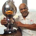Mike Tyson Instagram - @tudtoy meets @miketyson in the ring! 🥊 I’m happy to announce the launch of 1000 limited edition collectible @tudtoy toys in a new size – M (60 cm) The collection is available for sale at tudtoy.com and retails for $2,190   This collaboration is inspired by my philosophy on life and why I am proud to be The Ugly Duck. I’m The Ugly Duck from Brownsville who people underestimated and thought would be nothing.  Like all Ugly Duck’s, I had to learn to rely on myself and that gave me the fight and the will to succeed in life. TUD x MIKE TYSON is my way of sharing my legacy with you / tudtoy.com