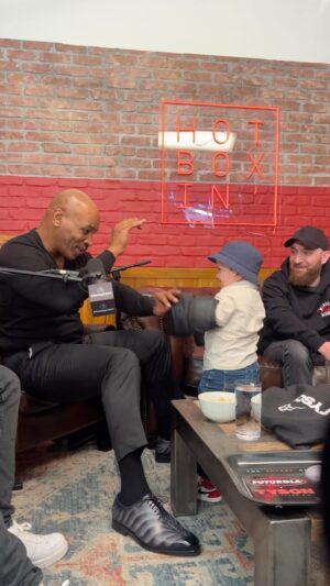 Mike Tyson Instagram - “I think @hasbulla.hushetskiy is really trying to knock me out”