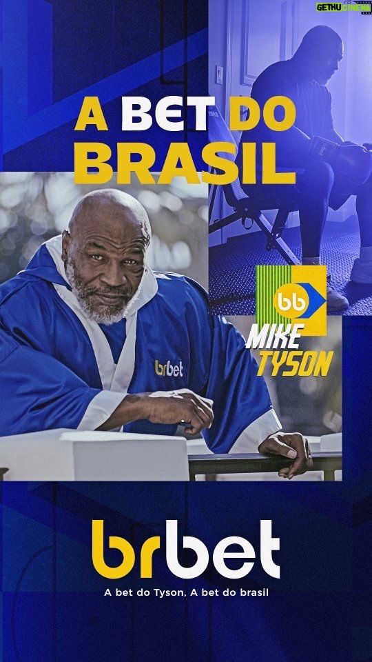 Mike Tyson Instagram - "Muito orgulho de fazer parte da torcida brasileira 🇧🇷" Agora eu sou BrBet.com, a Bet do Tyson, a Bet do Brasil! Vem comigo nessa! 🥊🥊🥊 Vai, Brasil!!! 🇧🇷🇧🇷🇧🇷 Brbet.com #BrBet #MikeTysonÉBrabo #VaiBrasil #ABetDoTyson #ABetDoBrasil #MykeTyson #Aposta #Bet