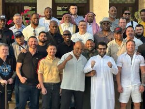 Mike Tyson Instagram - “Legendary. Too many champions to name.  Historic day.  Thank you @turkialalshik love the Riyadh welcome.”  #riyadhseason