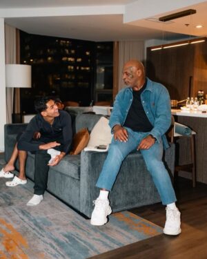 Mike Tyson Instagram - “ Always enjoy hanging with the people’s champ @kingryan “