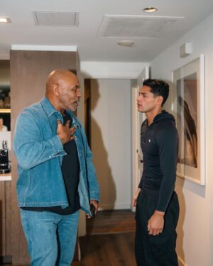 Mike Tyson Instagram - “ Always enjoy hanging with the people’s champ @kingryan “