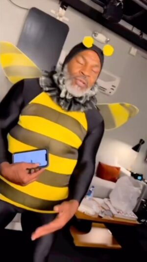Mike Tyson Instagram - “Hey guys check out my new Bee-utiful shirt, get yours today.”