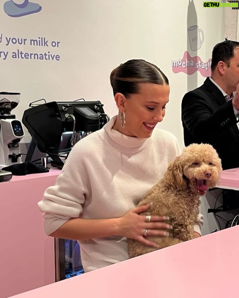 Millie Bobby Brown Instagram - Happy third birthday best friend. I love you endlessly. You’ll never know what you have done for my soul 🐶