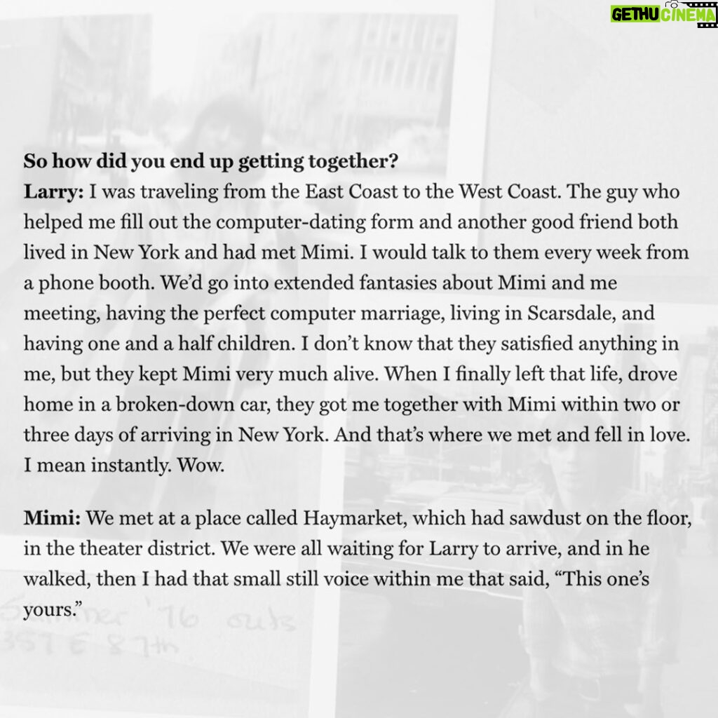 Mimi Kennedy Instagram - Happy Valentine’s Day! ❤️ My love story begins with the 1st computer dating system #OperationMatch in 1966! Link to the full article in my story. @thecut @nymag #valentinesday #computerdating #onlinedating