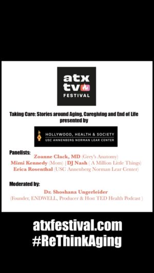 Mimi Kennedy Instagram - Let’s #RethinkAging I’m heading to Austin,TX for #ATXTVs12 for this important conversation about giving audiences a new perspective on growing older. 

@atxfestival @shoshanamd @zclack @heydjnash #EricaRosenthal @learcenter @endwellproject #atxfestival @folbkate