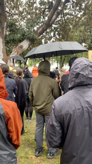Mimi Kennedy Instagram - Cease Fire Now. Jewish Voices for Peace, LA. Respectful. Prayerful. Grieving. Adamant. Stop the atrocity.