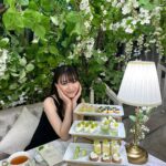 Mio Yuki Instagram - 大好きなシャインマスカットがたくさん使われてて幸せでした🤤 #HAUTECOUTURECAFE #omotesando #ヌン活 #アフタヌーンティー #シャインマスカット