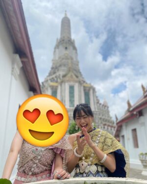 Miori Ohkubo Instagram - เดือนที่แล้ว….
ไปถ่ายตอนเพื่อนคนญี่ปุ่นมาเที่ยว🙌
Last month…
I went to take picture with my Japanese friend who returned to Thailand as a trip🙌
先月…
タイに旅行で帰ってきた日本人の友人と写真撮りに行きました🙌
#BNK48 #MioriBNK48 #大久保美織 #Miichan #วัดอรุณราชวรารามราชวรมหาวิหาร #watarun #ワットアルン
