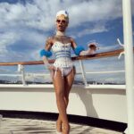 Miss Abby OMG Instagram - It’s giving sailor who’re ⚓️🛳️ @spartacus_cruise The beginning of a sea journey✨ Outfit: @shinedaddyshine Glasses: @kaptenandson Pic: @itsyourik #sailor #whore #missabbyomg #cruise #gaycruise #spartacus #spartacuscruise #drag #dragqueen #white #blue Port of Marseille