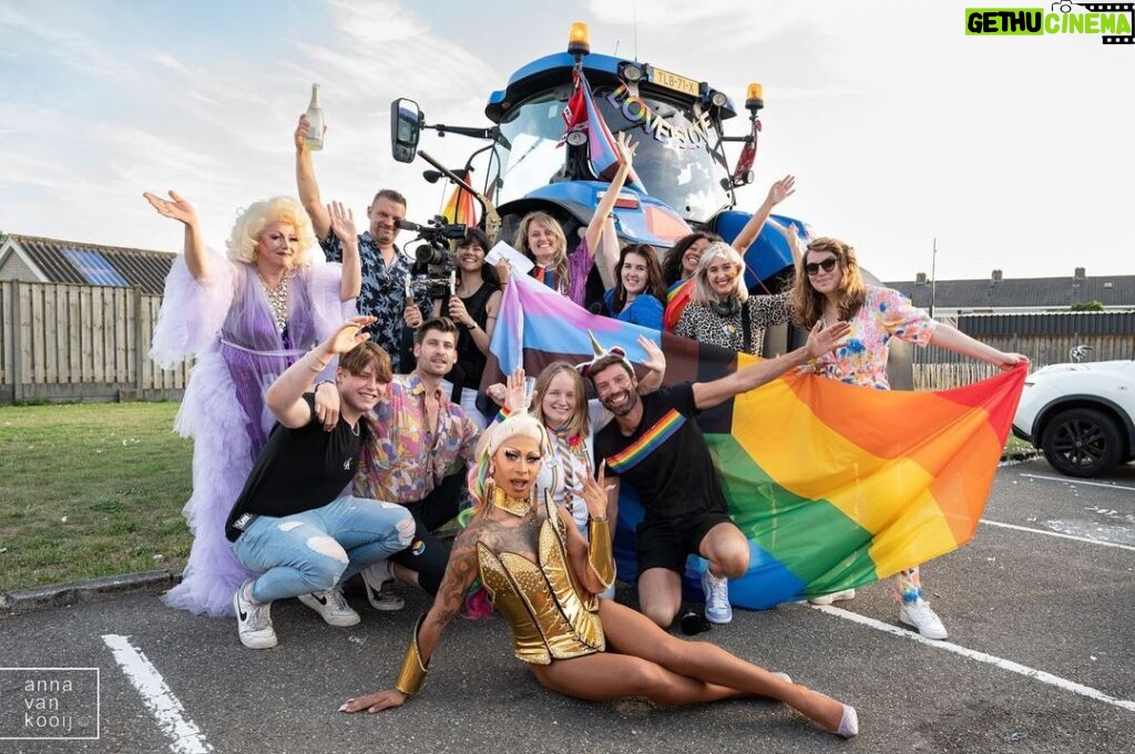 Miss Abby OMG Instagram - It was my pleasure to bring Pride and Happiness to Nijverdal 🌈💖🤩 Especially thanks to @omroephuman for making this happen for the sweet @kimberley_m_kooi ! Amazing vibe and people!💖 * * * #pride #nijverdal #missabbyomg #pridemonth #proud #abbyomg #human #lotsofass #legs #dragqueen #gay #lgbtq🌈 #dragispolitical #dragispower