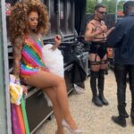Miss Abby OMG Instagram - On #Pride you have 2 types of gays😂 Which one are you? Comment 🌈 or 🖤 #queerpride #amsterdampride #rainbow #goth #drag #missabbyomg #abbyomg #royalty Museumplein