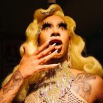 Miss Abby OMG Instagram - Escándalo!!! Have a nice week everybody!☀️✨ Pic: @raymondvanmil @3xnyx Hair: @madame.madness #pride #dragqueen #yellow #drag #glamour #missabbyomg #abbyomg #makeup #sun #child #rhinestones