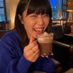 Miyu Kitamuki Instagram - 最近のマイブームはココア☕️ おしゃれな雰囲気のカフェで店内暗くて眠くなりました💤