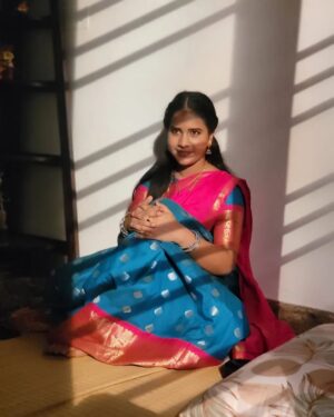Monisha Vijay Instagram - Being Dharshini 💖
Watch Ethirneechal from Mon to Sat at 9.30pm @suntv 
.
.
#ethirneechalserial #ethirneechal #suntv #suntvserial #suntvserialactress #suntvactress #instagood #instaartist #instaactor #serial #instapost #halfsaree #halfsareefunction #celebration #instacelebration #instafashion #instapic