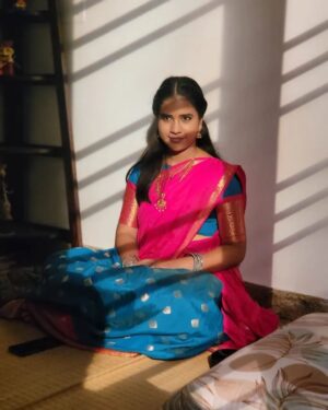 Monisha Vijay Instagram - Being Dharshini 💖
Watch Ethirneechal from Mon to Sat at 9.30pm @suntv 
.
.
#ethirneechalserial #ethirneechal #suntv #suntvserial #suntvserialactress #suntvactress #instagood #instaartist #instaactor #serial #instapost #halfsaree #halfsareefunction #celebration #instacelebration #instafashion #instapic