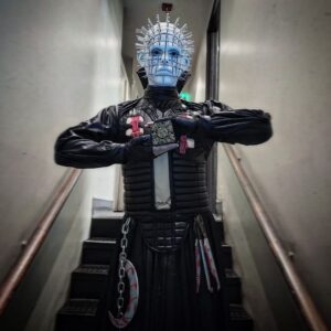 Morgan McMichaels Instagram - We have such sights to show you !!! Feeling my OG Pinhead hell priest fantasy ! Hellraiser has always been one of my favorite movies and horror icons . So excited for this new adaptation and love the new look but I have a dark place in my heart for the old one !! @officialdougbradley thank you for creating such an iconic character !! 

Thanks to @mindylamour for creating this epic look !!