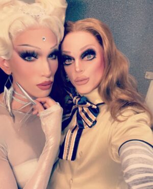 Morgan McMichaels Instagram - Having some fun as @meetm3gan at Showgirls @mickysweho with some fabulous drag superstars including Our Scottish winner of @dragraceukbbc @lawrencechaney , @kalistastage & the political powerhouse @athena_sinclair1 !!!