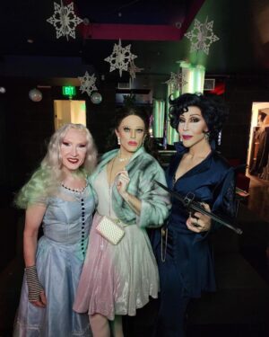 Morgan McMichaels Instagram - @timburton night Done family style at @mickysweho !!! The girls really turned it out and paid such homage to the dark director !!! @chadmichaelsallstar @scottdollylevi @bigdeelish @azaleamcmichaels.official and more !!! Come see our next theme night on Jan 30th … MARVEL VS DC !!!