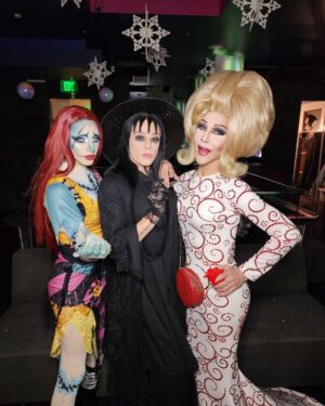Morgan McMichaels Instagram - @timburton night Done family style at @mickysweho !!! The girls really turned it out and paid such homage to the dark director !!! @chadmichaelsallstar @scottdollylevi @bigdeelish @azaleamcmichaels.official and more !!! Come see our next theme night on Jan 30th … MARVEL VS DC !!!