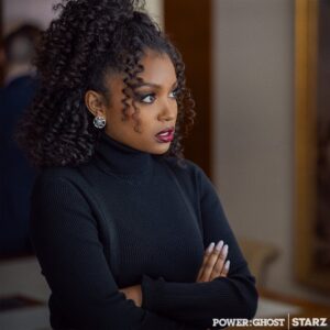Moriah Brown Instagram - Kekes face when she found out there was a leak!?..Tune in and watch the new episode like you haven’t already smh🖤 @ghoststarz 

Mua: @msruthiemakeup 🧨
Hair: @hairbyjuanita 🔥

#ghoststarz #PowerGhost #GhostMode
#keketravis