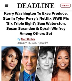 Moriah Brown Instagram - This untold story of an all black womens battalion during ww2 is so important to know✨Thank you to the @6888ww2 for your service and Thank you to @kimcolemancasting x @tylerperry @netflix