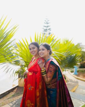 Mrunmayee Deshpande Instagram - Just a huge shoutout of gratitude to all the amazing individuals who made Gautu’s wedding day so special. Firstly, thank you Ketaki @ketaki_ashish  for absolutely killing it with the styling - the outfits were on point and your attention to detail was impeccable. Next, I want to give a huge thank you to Dr. Prajkta @_prajakta.kulkarni_ @thefacestudio.in  for taking such great care of my skin leading up to the big day - my skin was glowing thanks to you! And of course, a massive thank you to priyanka @priyankapore_makeupartist  @snehakelkar906 and @sujatakadam_  @sorayaajewels_ @designer_kazbee @vastrarupamsilks  @vaanis_official @puja.patelll - my hair makeup jewellery artist, and stylist who worked tirelessly to ensure that we all looked and felt our best on the special day.  I’m so grateful for all that you did.

🙏🏼 #WeddingThankYou #Grateful #AppreciationPost #WeddingStylist #SkinCareJourney #HairAndMakeupArtist #WeddingGlam #SisterSquad #WeddingDayPrep #Thankful #Blessed #WeddingMemories