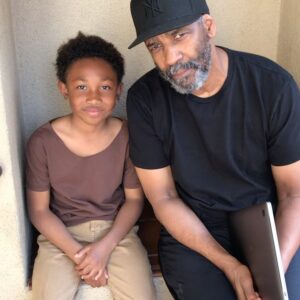 Mylo Uschold Instagram - This never gets old! When I met the 🐐 hands down and hung out! Thank you uncle Denzel! #denzelwashington #blackexcellence #kidstar #kidactors #hollywood #newyork #prayer #goals #inspiration