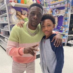 Mylo Uschold Instagram - Uncle Boosie told me to “Grab anything in the store you want, and then have your daddy buy it!” Blawwwww