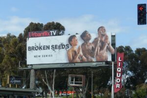 Mylo Uschold Instagram - Look Mommy I’m on Billboards! Broken seeds series only on @urbanflix.tv Los Angeles, Houston and Chicago! #thankful #god #movie #film #tv #tvserues #kidactor #brokenseeds #brokenrose