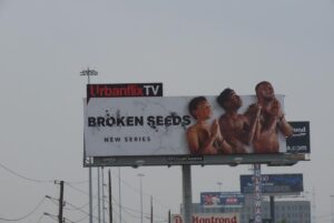 Mylo Uschold Instagram - Look Mommy I’m on Billboards! Broken seeds series only on @urbanflix.tv Los Angeles, Houston and Chicago! #thankful #god #movie #film #tv #tvserues #kidactor #brokenseeds #brokenrose