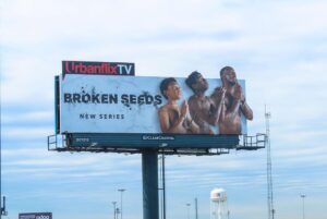 Mylo Uschold Instagram - Look Mommy I’m on Billboards! Broken seeds series only on @urbanflix.tv Los Angeles, Houston and Chicago! #thankful #god #movie #film #tv #tvserues #kidactor #brokenseeds #brokenrose