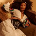 Nabiyah Be Instagram - “I got to learn how disco and rock and roll were kind of like these two competing rebel music or alternative music [styles]. The face of rock and roll was the white man; the face of disco music was the Black woman.” For Be, the “most gratifying part” of Daisy Jones was being able to “tell a truthful story to the best of our abilities” about the queer, Black women who owned the underground club scene and the clubbers who were able to find a joyful sense of community. “That was a safe space for Black, Brown, Latino people to feel joy, and that’s really the birth of disco music,” she says. “It started in underground, marginalized spots, and predominantly from music that was coming from immigrants, and [there was] that transition from RnB and soul into what later became disco music.” . Thank you @harpersbazaarus for this lovely issue in which I go to talk about growing up in Brazil and on the road, to bringing Simone to life in @daisyjonesandthesix. Full story in my bio. . Outlet : @harpersbazaarus Writer: @max_gao Photography : @raulromo Hair: @hair_sulon Makeup: @fionastiles Styling : @jacquietrevizo