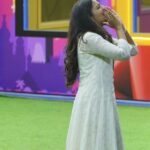 Namratha Gowda Instagram - Pure Bliss 🤍 @colorskannadaofficial @officialjiocinema #bbk10 #biggboss #season10 #colorskannada #jiocinema #relentkreationz #namarathagowda