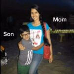 Nanditha Jennifer Instagram - Time flew by…..⏳😉 . . #trending #reels #transformation #growingtofast #instagram #instadaily #mom #son #viralreels #shantanav6